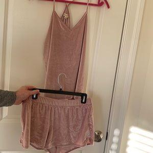Madewell Velour Pajama Set